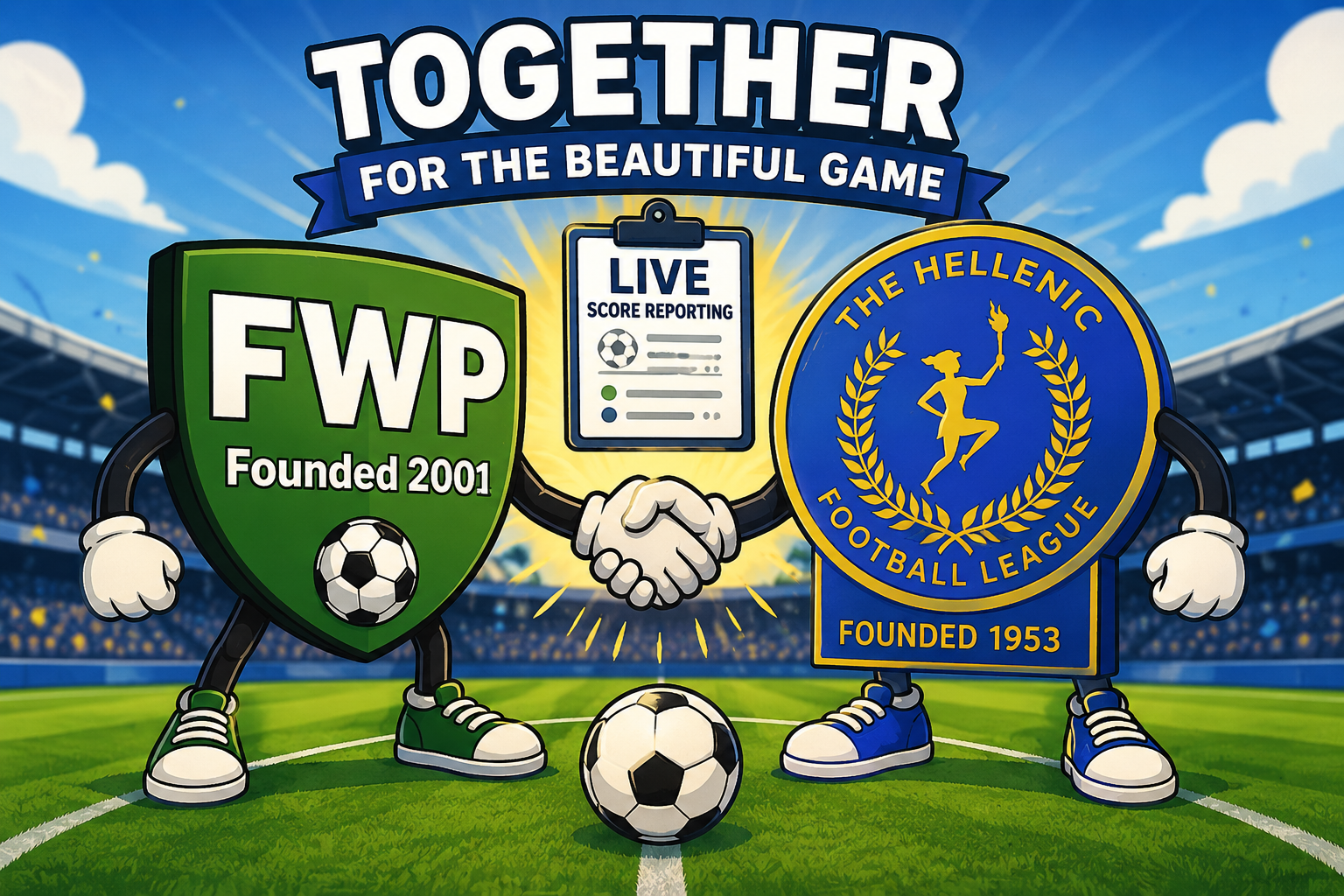 THE HELLENIC FOOTBALL LEAGUE AND FOOTBALL WEB PAGES JOIN FORCES TO DELIVER LIVE SCORE REPORTING REVOLUTION